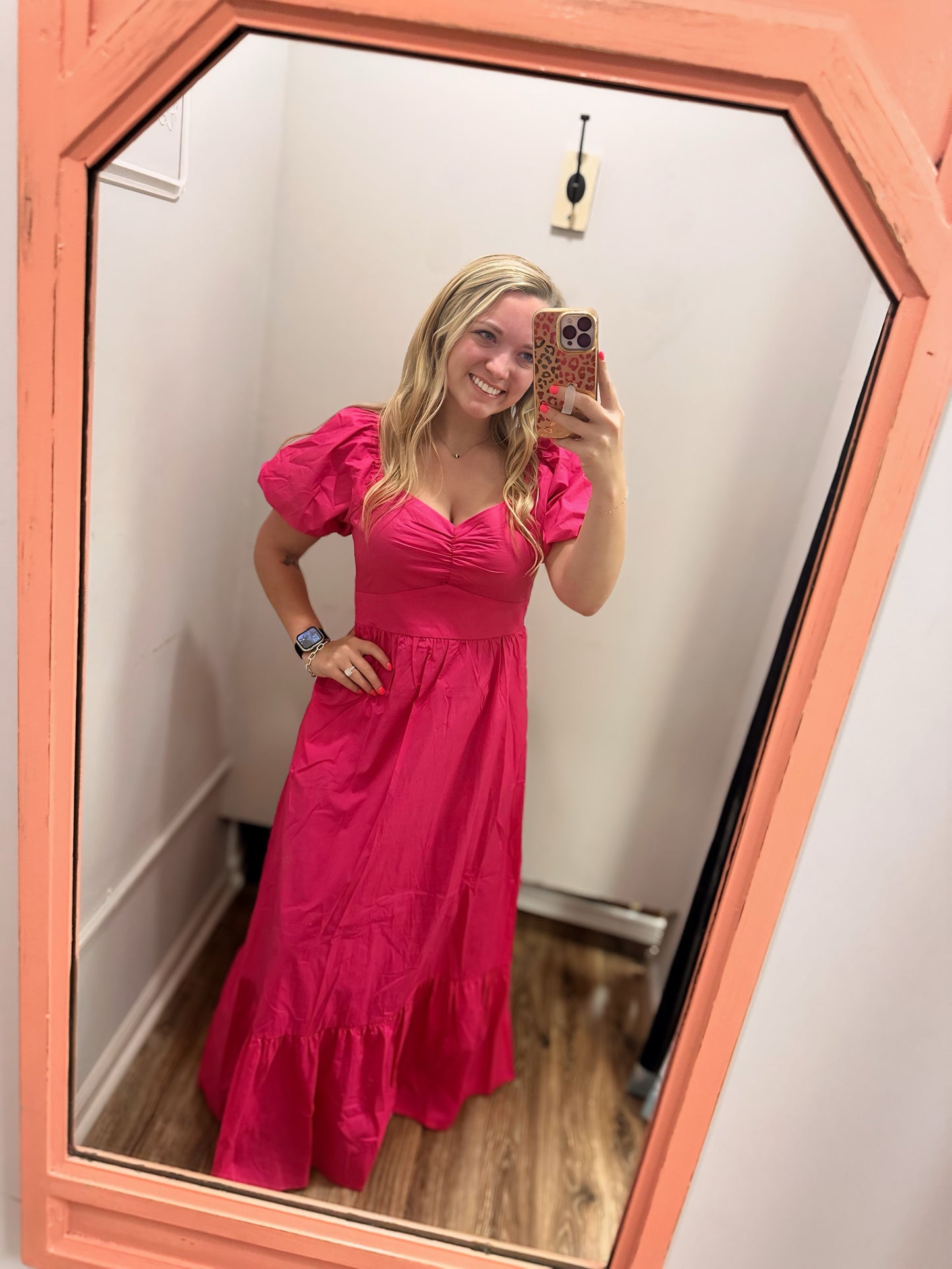 Sea And Sand Dress - Fuchsia
