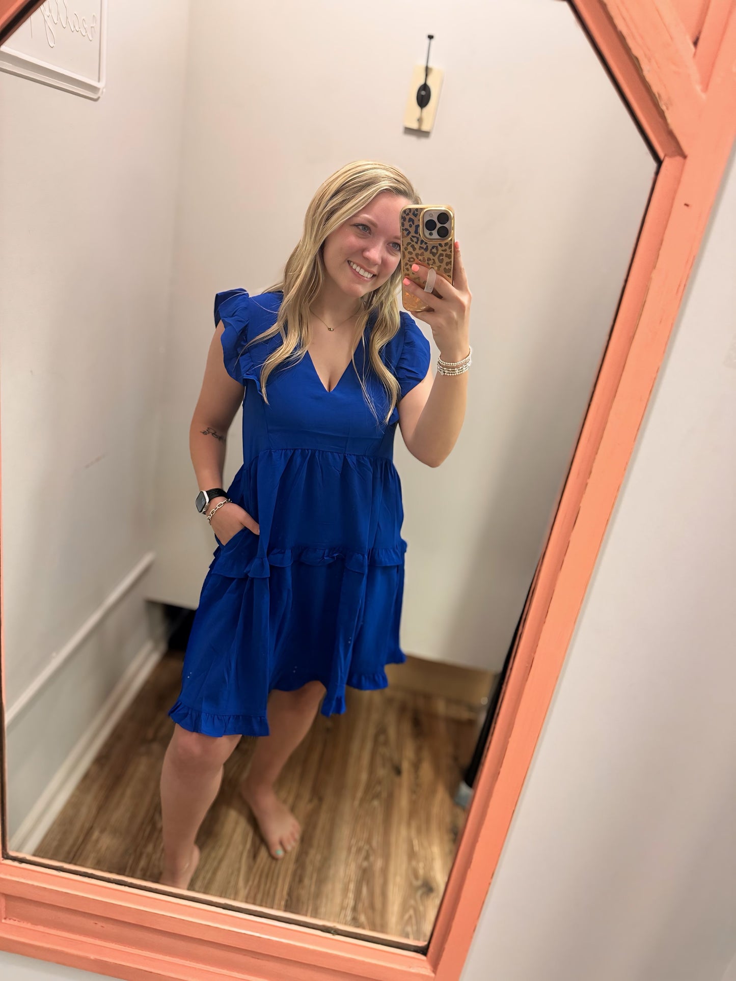 I Got The Blues Dress - Sapphire