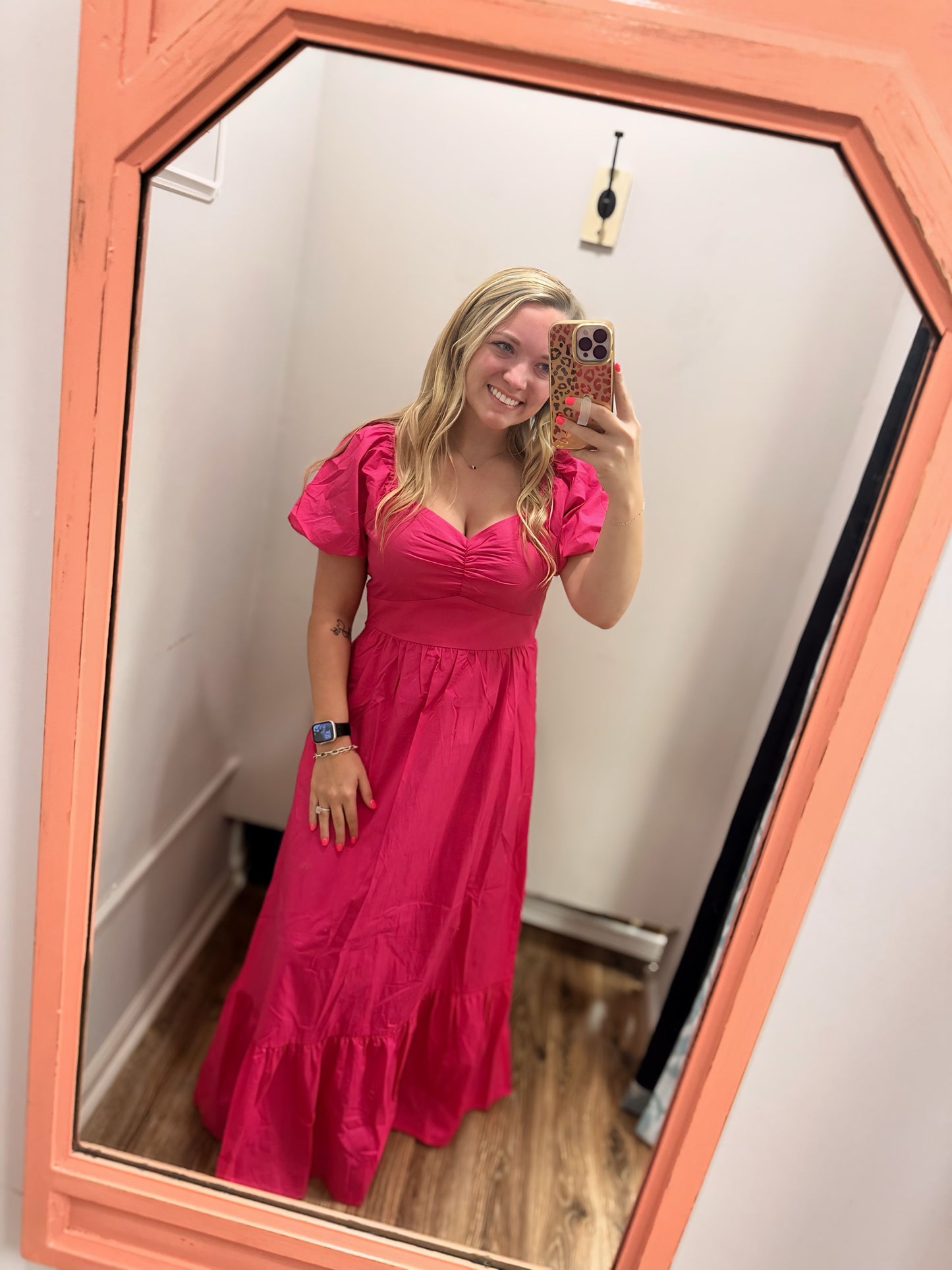 Sea And Sand Dress - Fuchsia