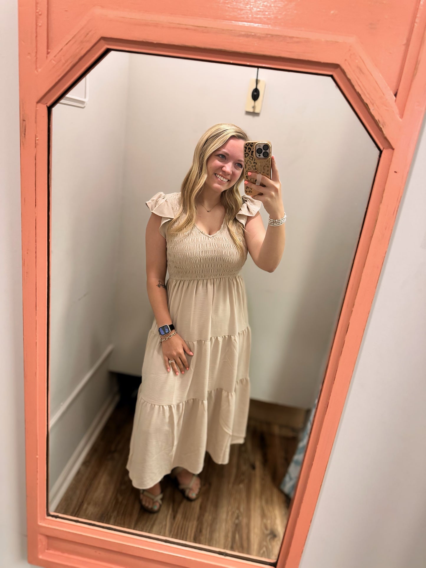 Somewhere In Between Dress - Khaki
