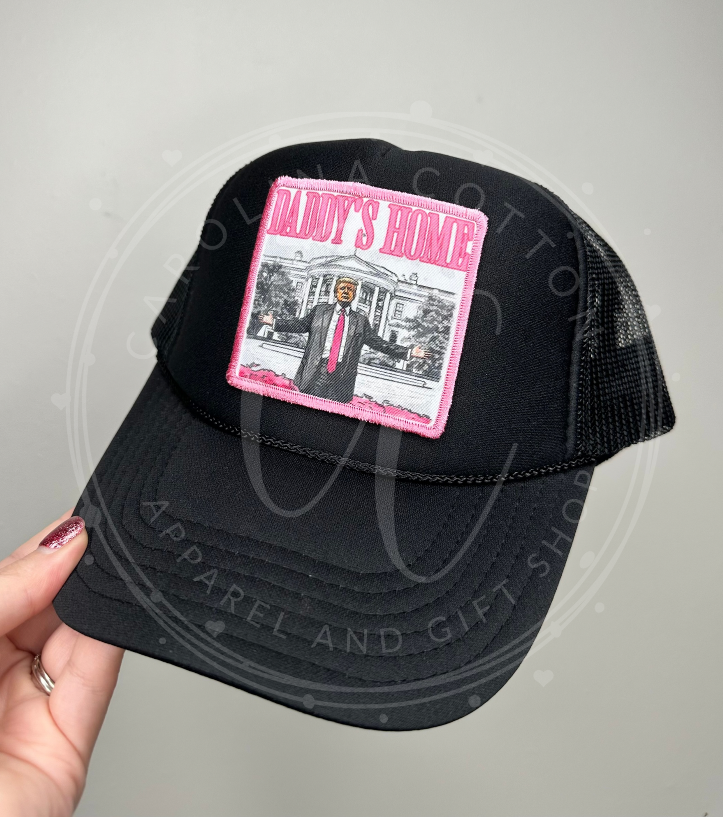 Daddy's Home-Black Trucker Hat