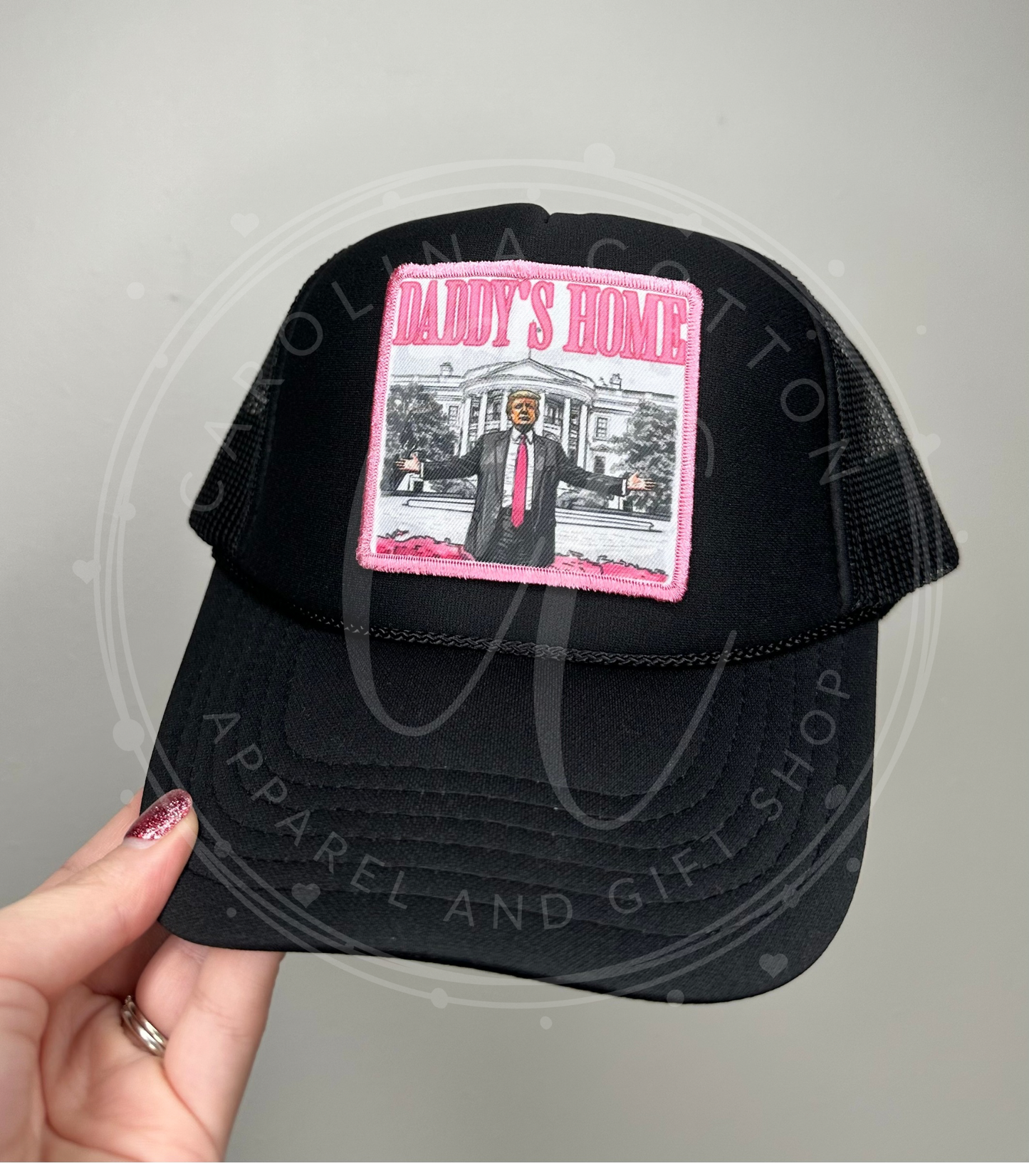 Daddy's Home-Black Trucker Hat