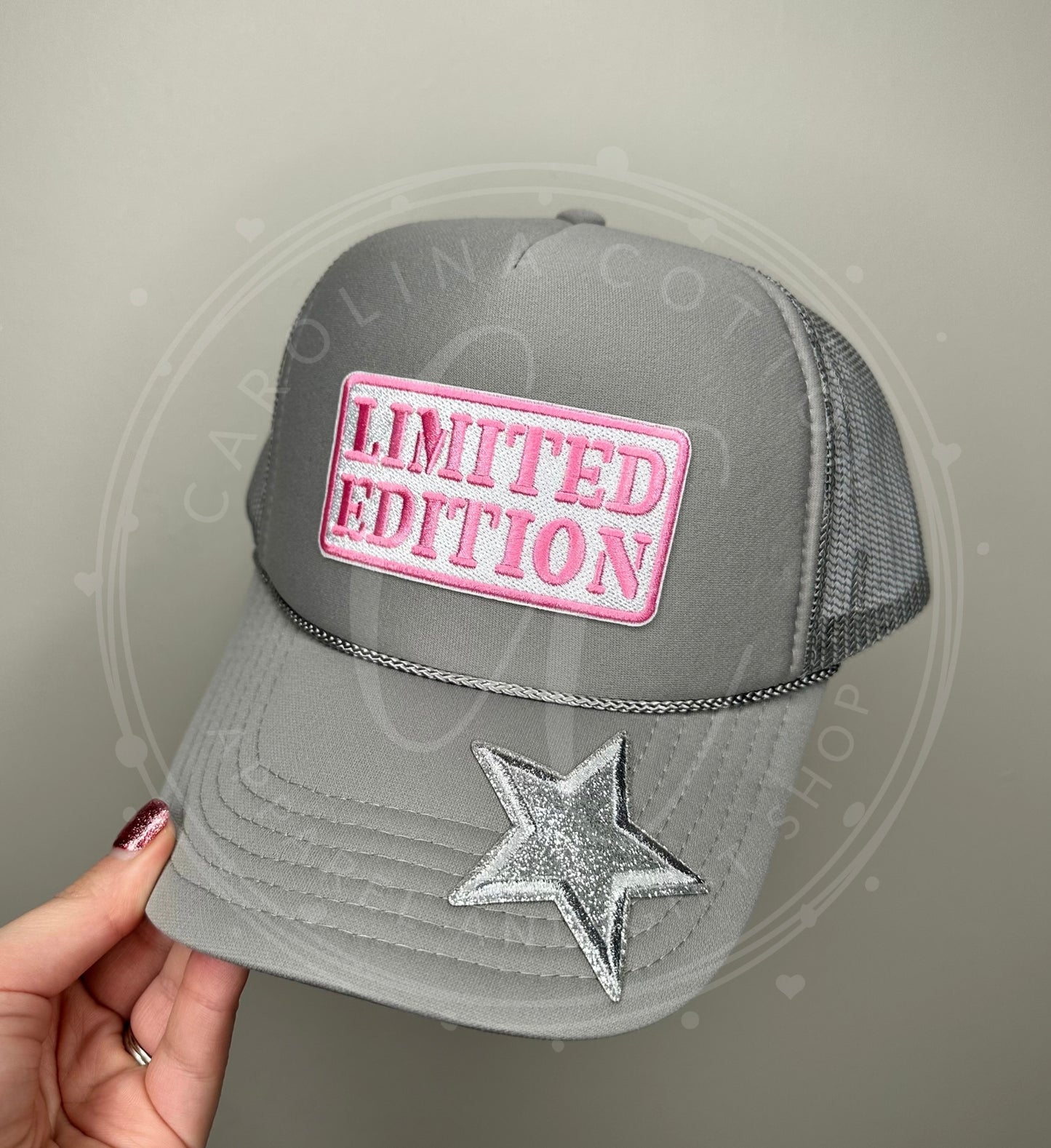 Limited Edition-Star-Grey Trucker Hat