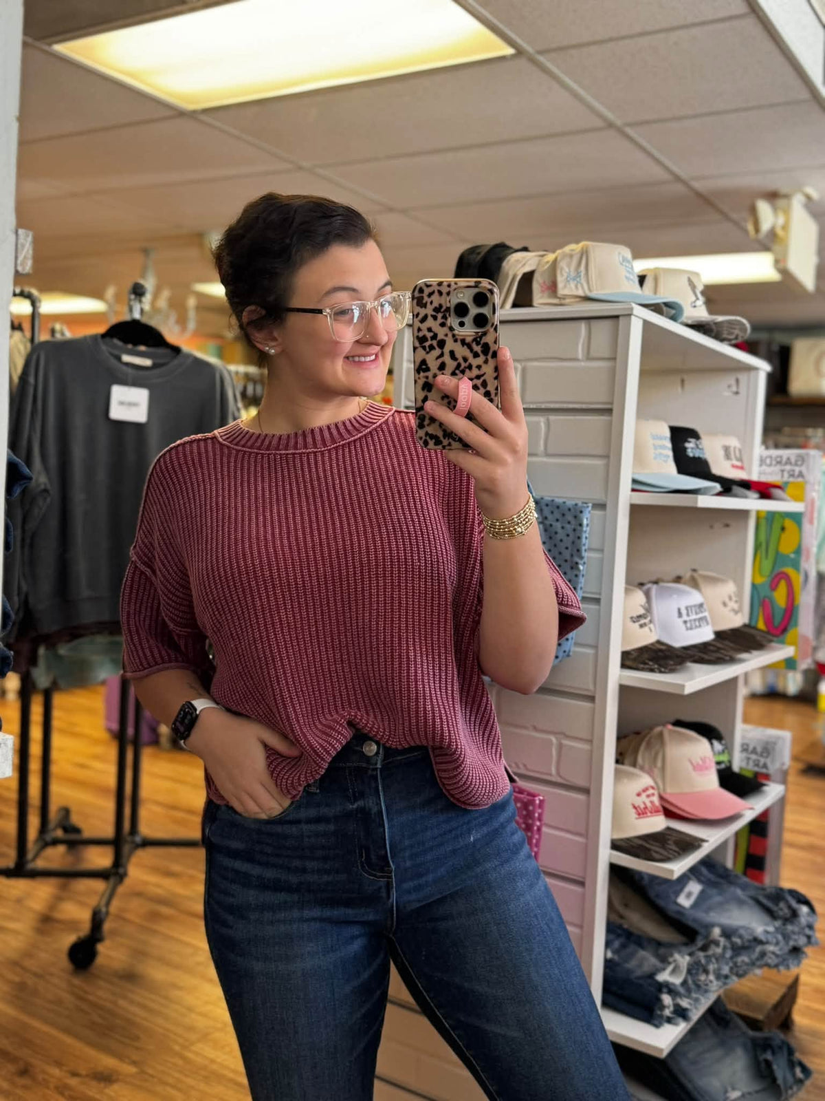 Unfinished Business Sweater - Burgundy
