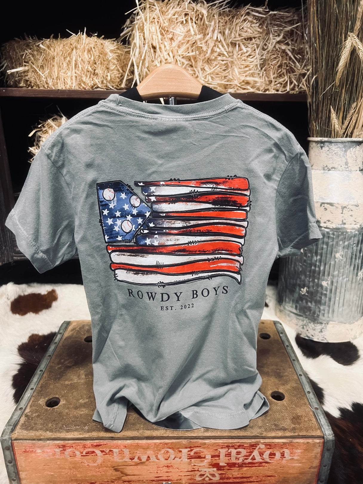 Baseball Flag Youth Tee