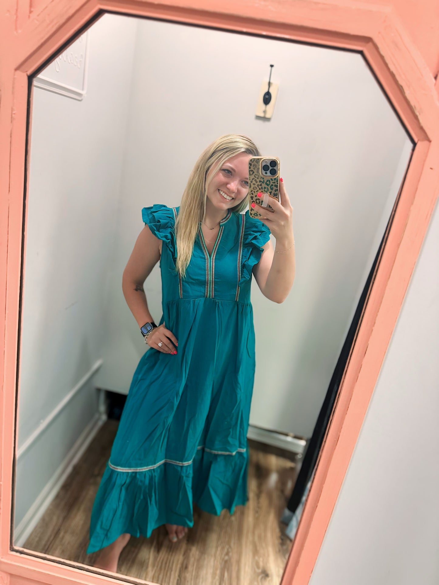 Meadow Mist Dress - Jade
