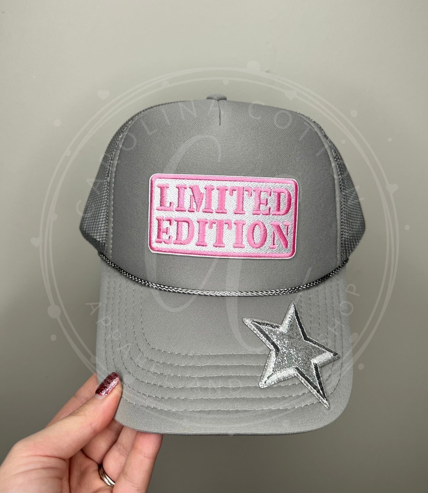 Limited Edition-Star-Grey Trucker Hat