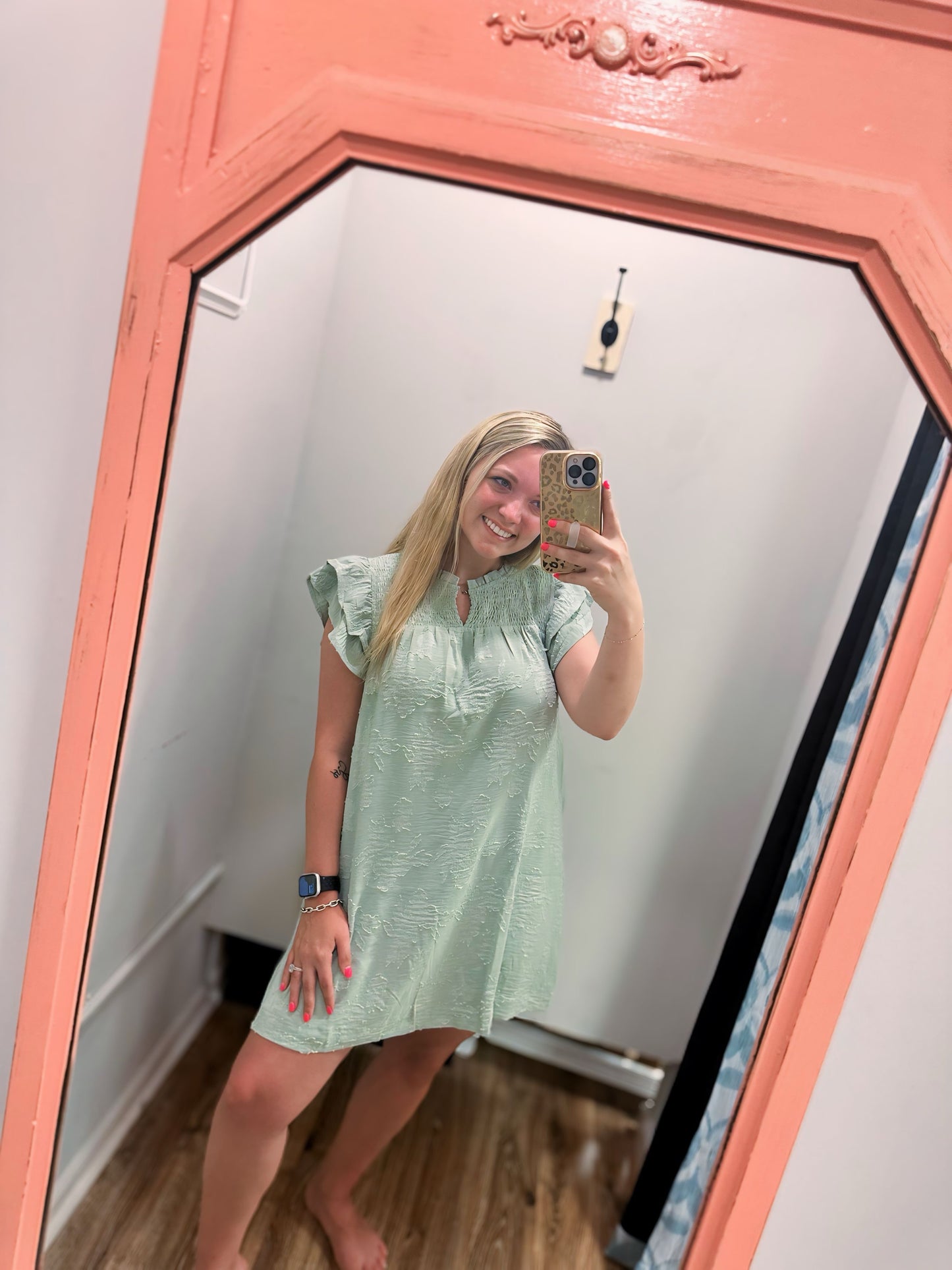 Whispering Mint Dress - Mint