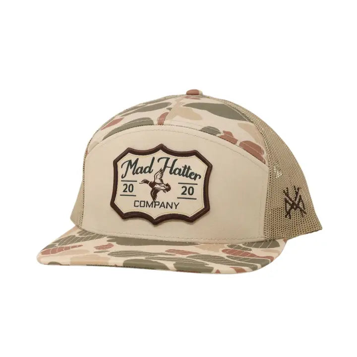Green Head Trucker Hat - 168 Harvest Camo/Tan/Harvest Camo