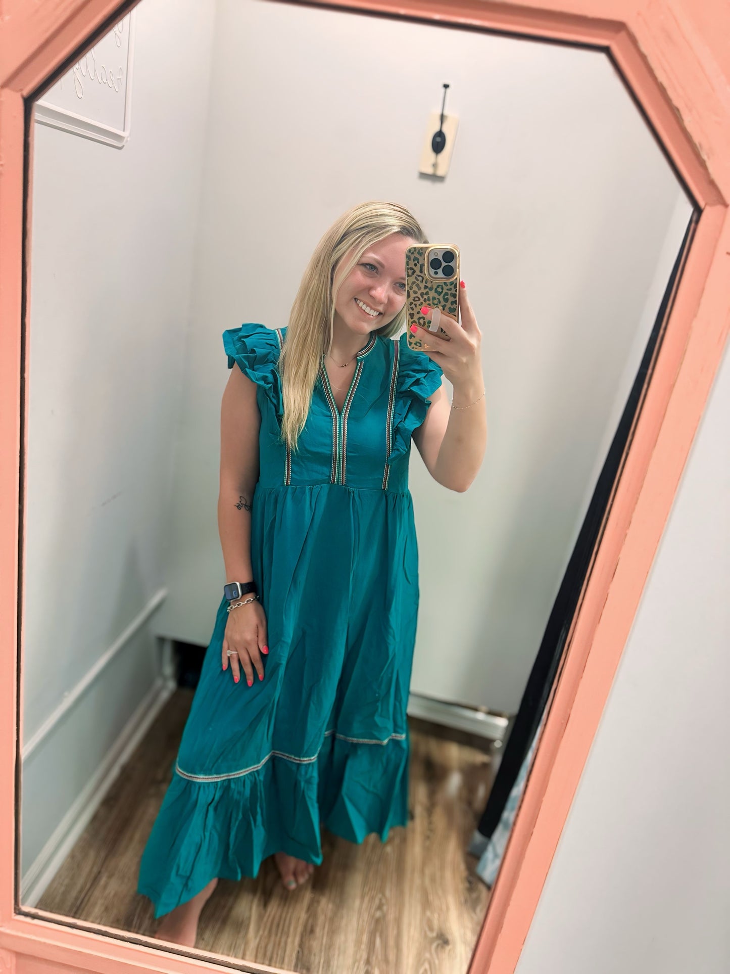 Meadow Mist Dress - Jade