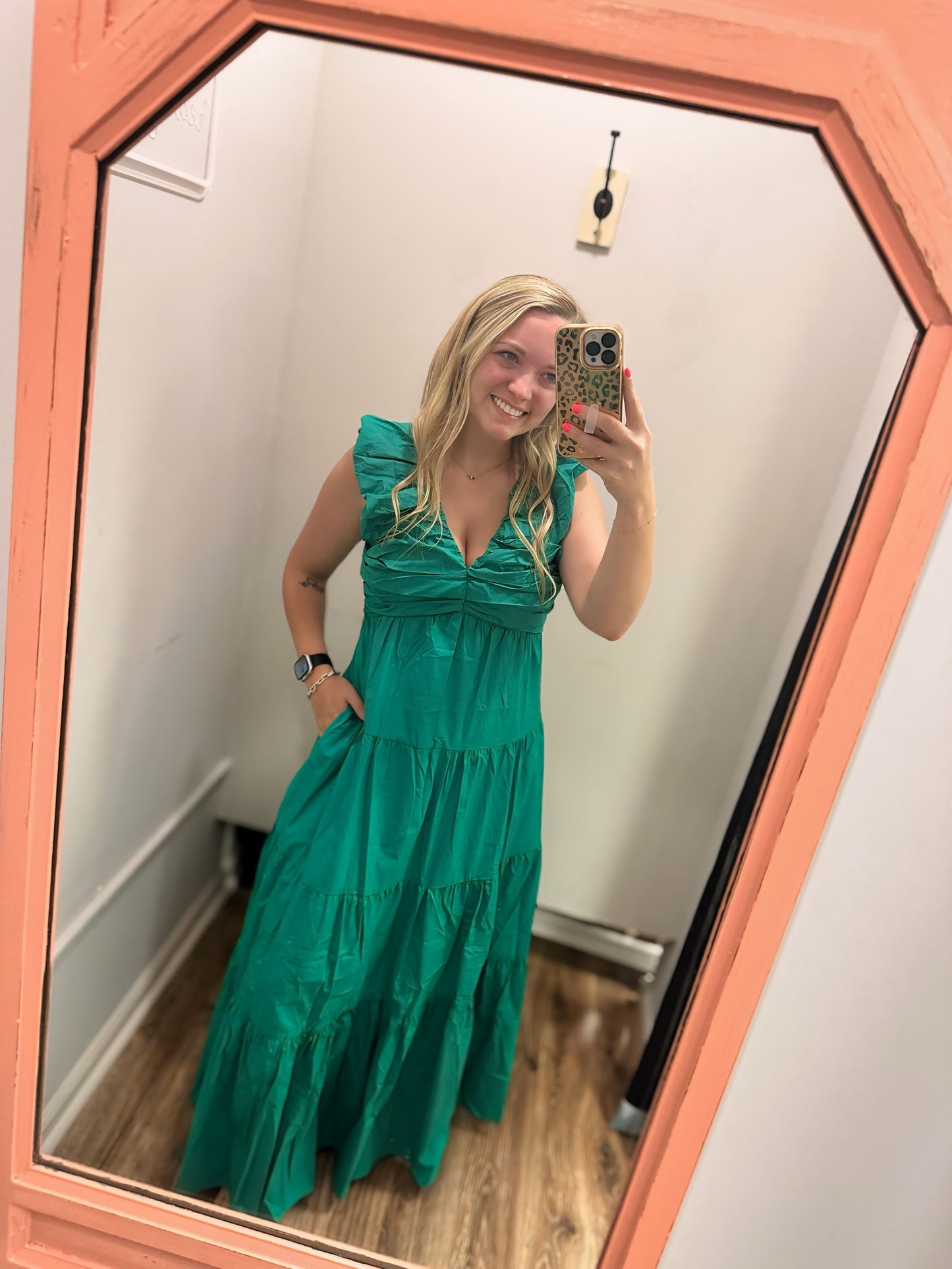 Two Day Vacation Dress - Kelly Green