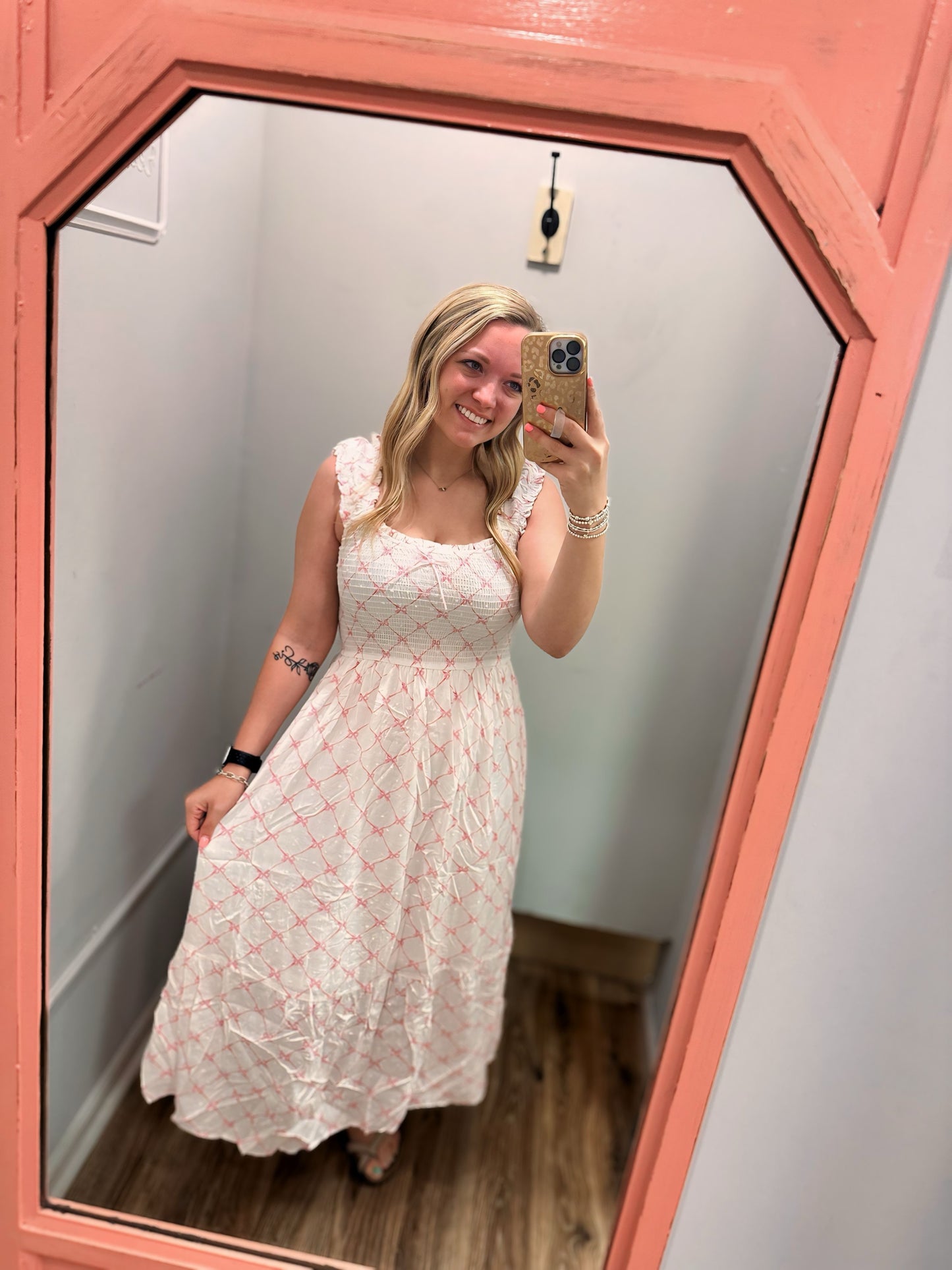 Bows For Days Dress - Pink
