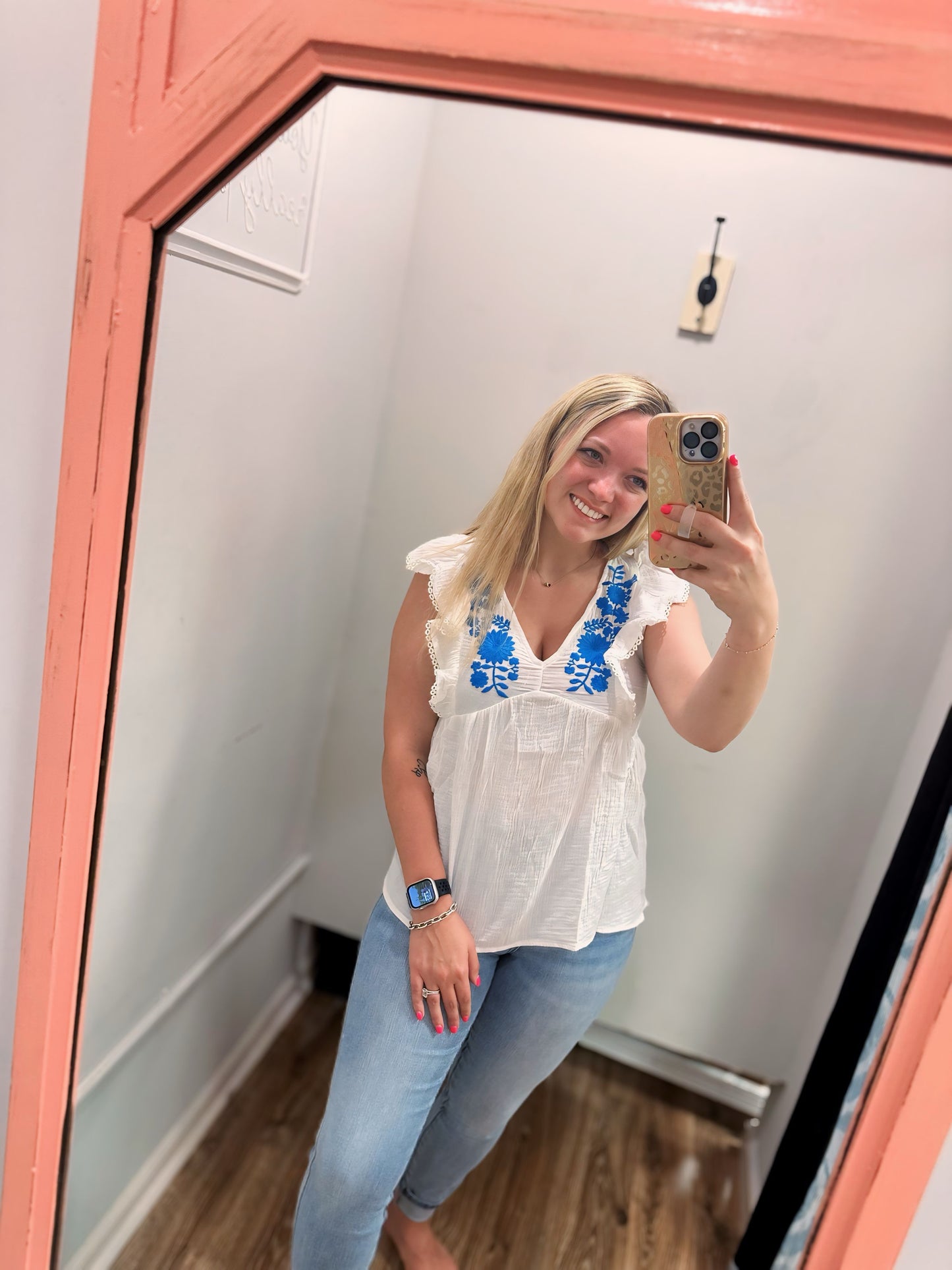 Wildflower Whisper Top - Off White