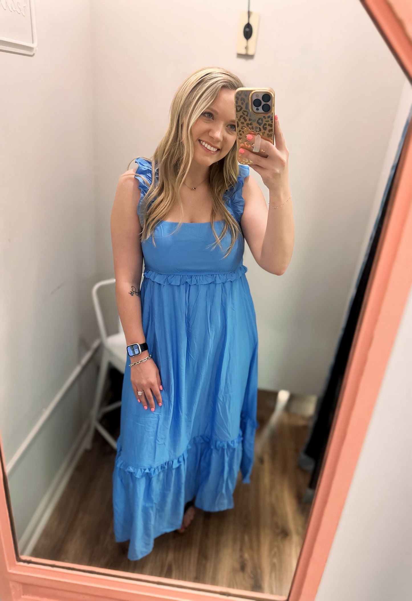 Be Cool Midi Dress - Blue