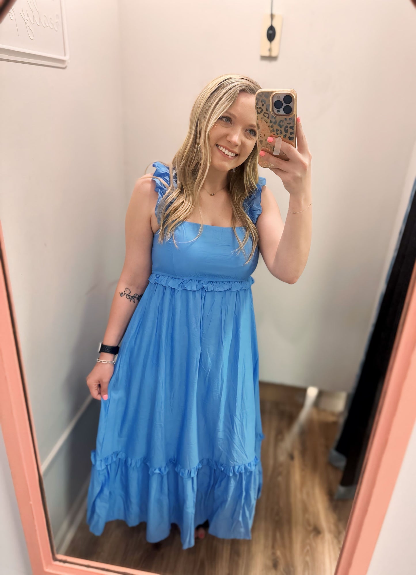 Be Cool Midi Dress - Blue