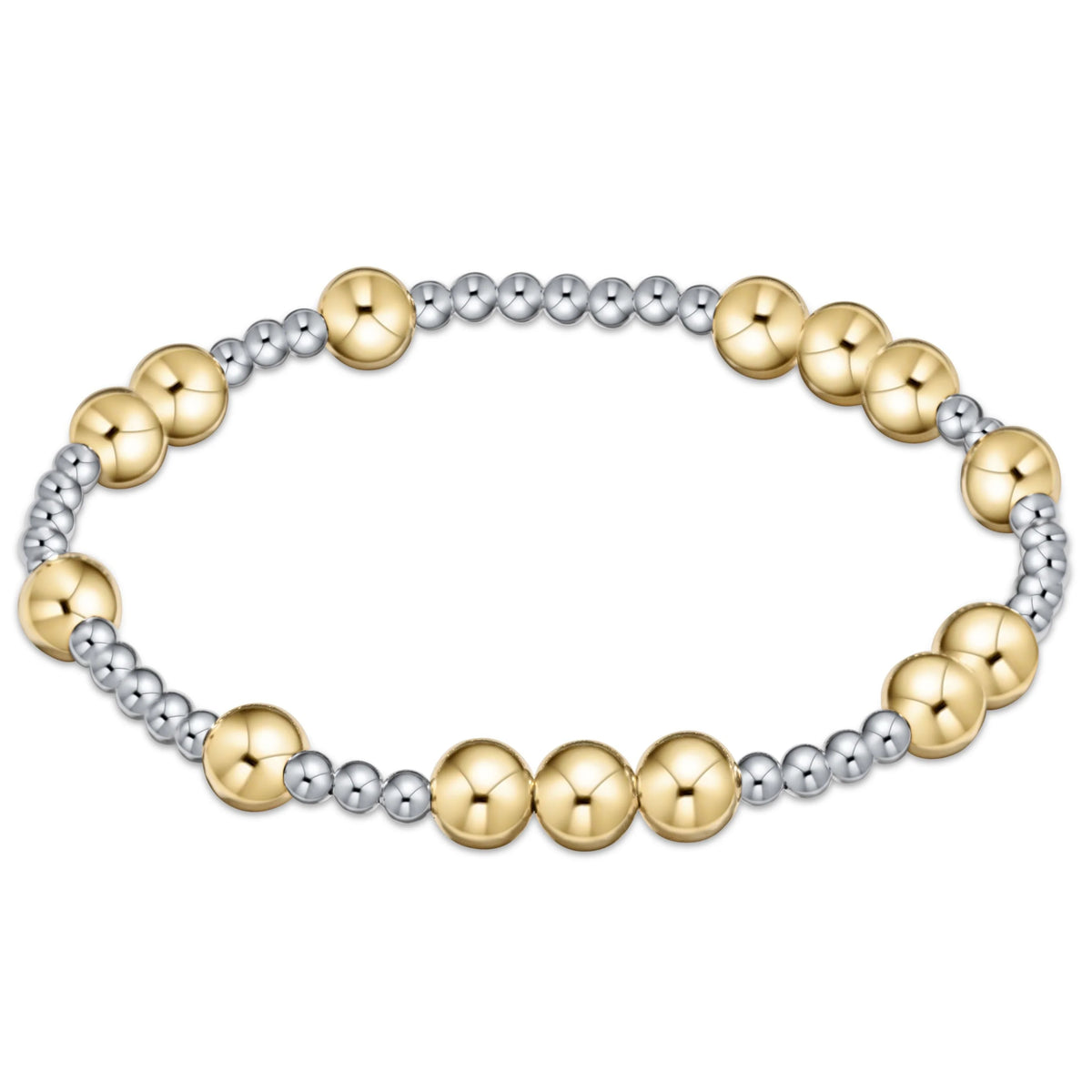 enewton Extends - Hope Unwritten 6MM Bead Bracelet - Mixed Metal