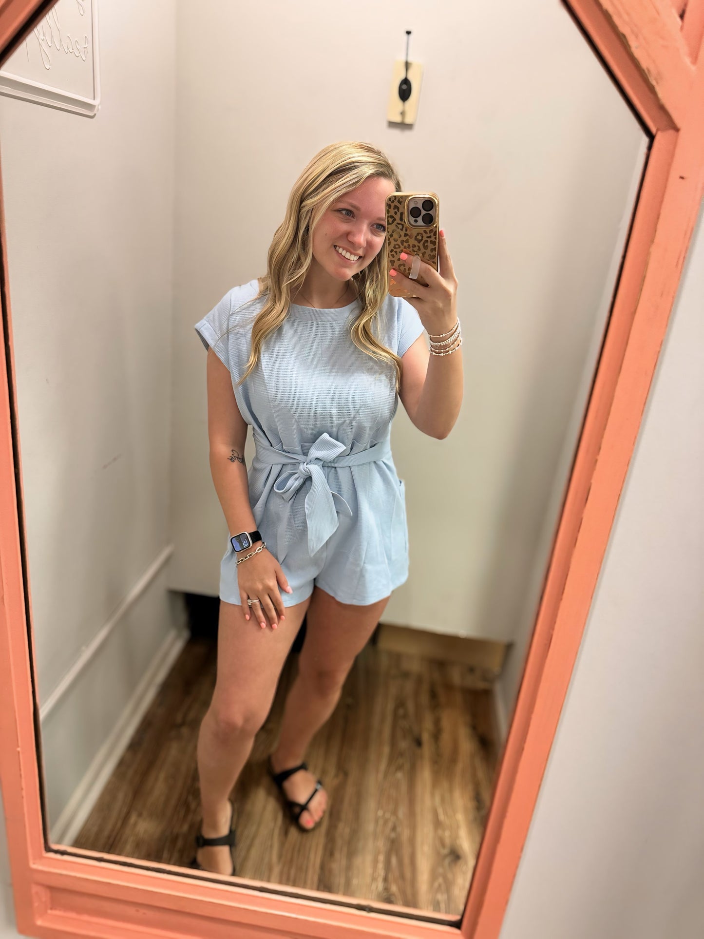 Fancy Like Romper - Ice Blue