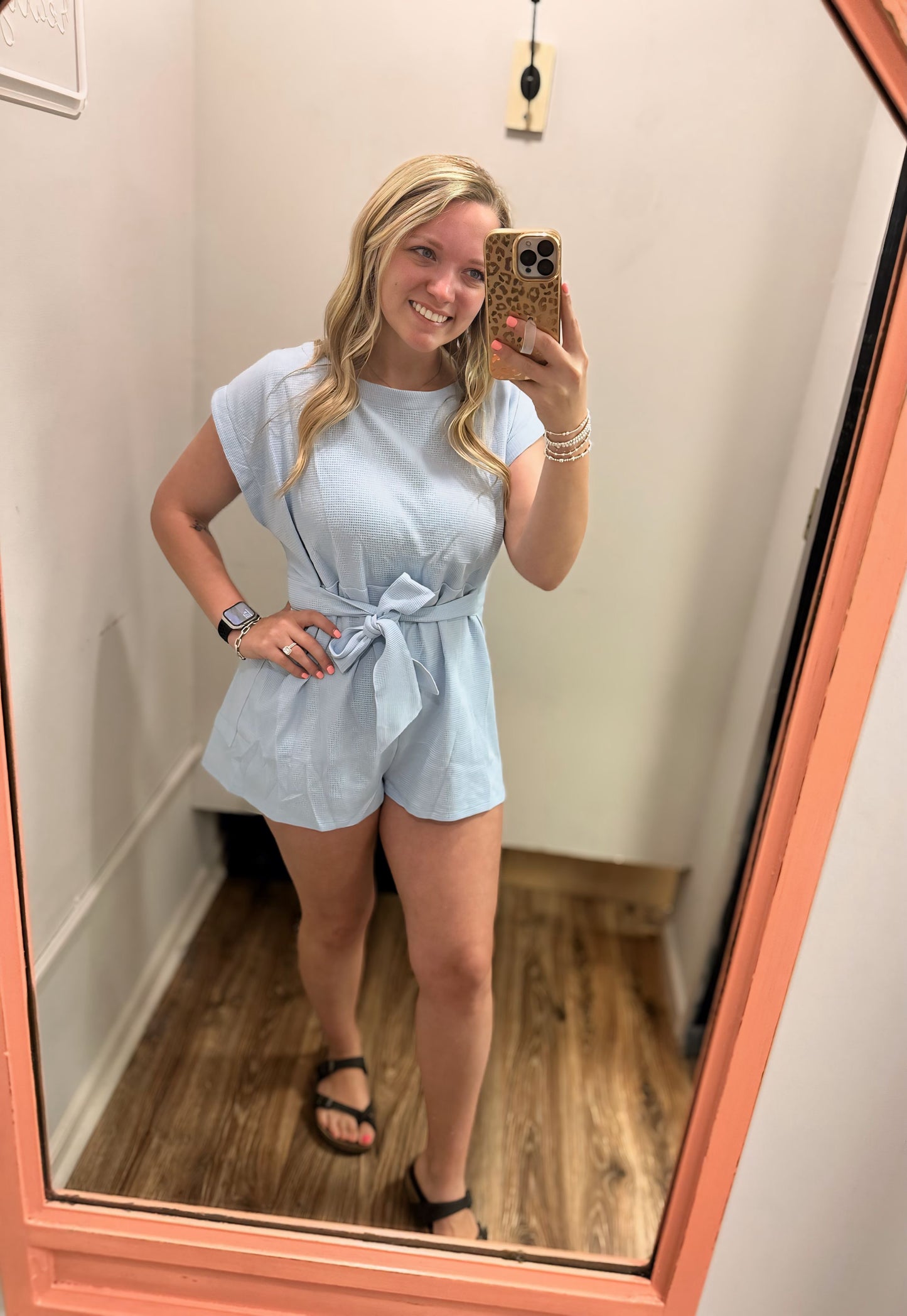 Fancy Like Romper - Ice Blue