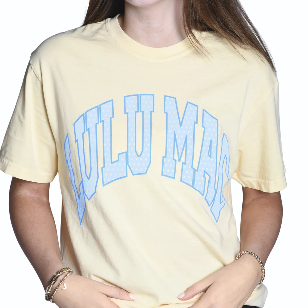 Lulu Mac Polka Dot Tee - Butter