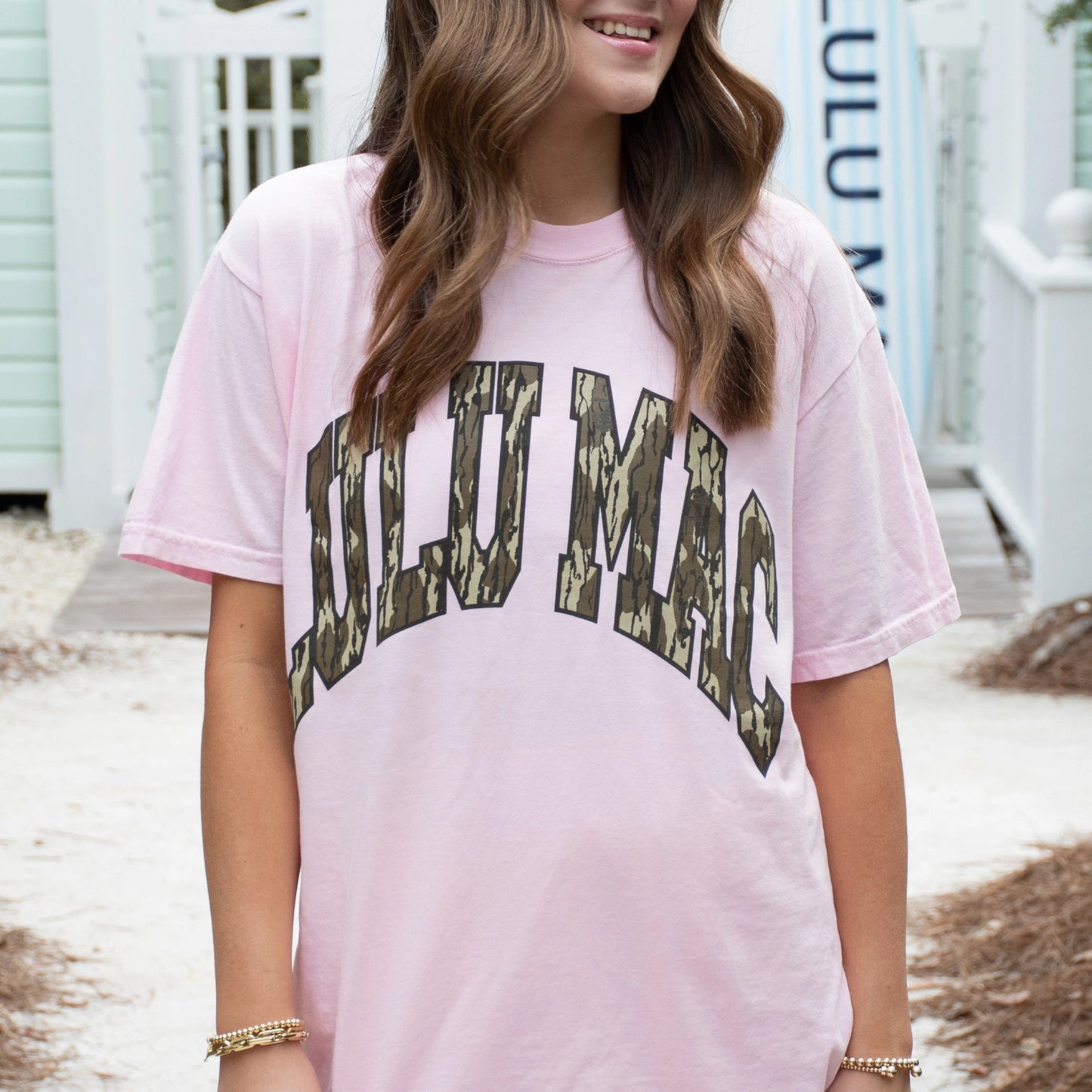 Lulu Mac Mossy Oak Tee - Blossom