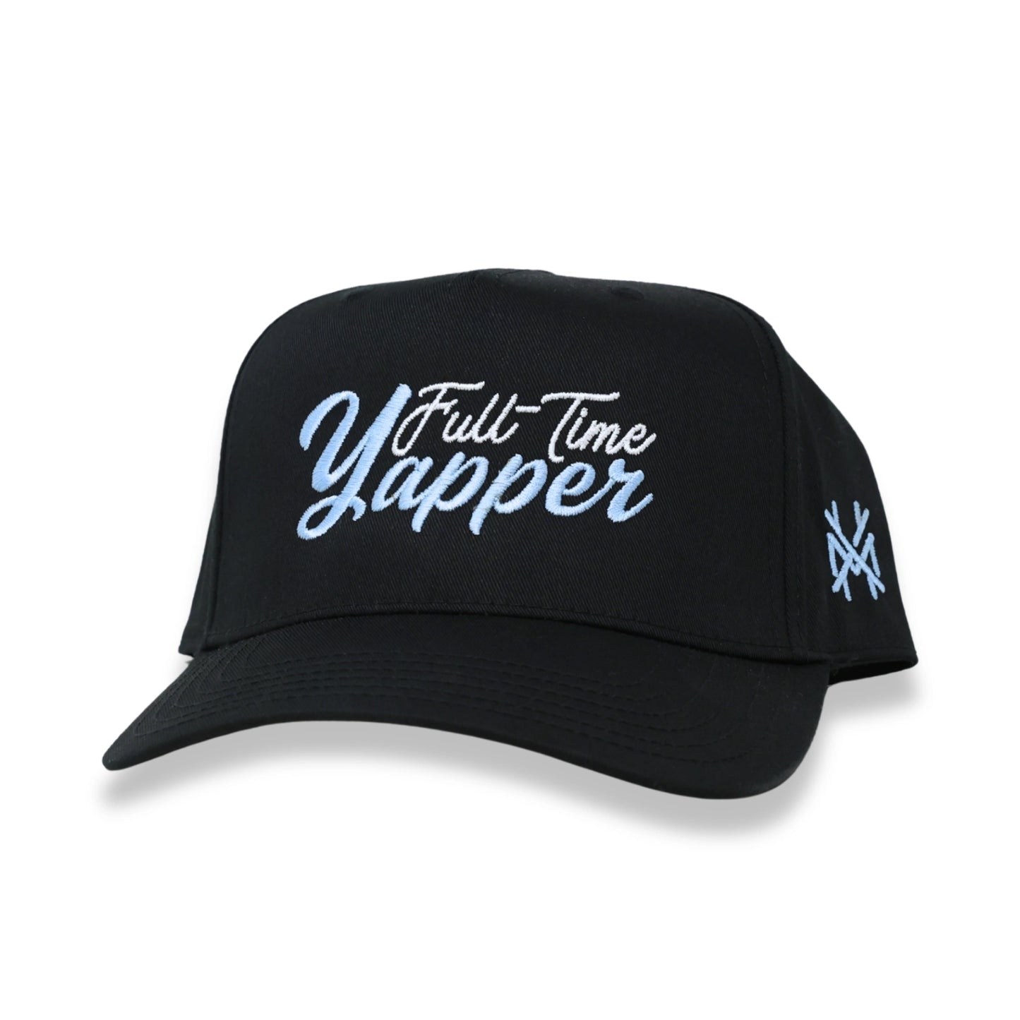 Full-Time Yapper Trucker Hat - Retro Black