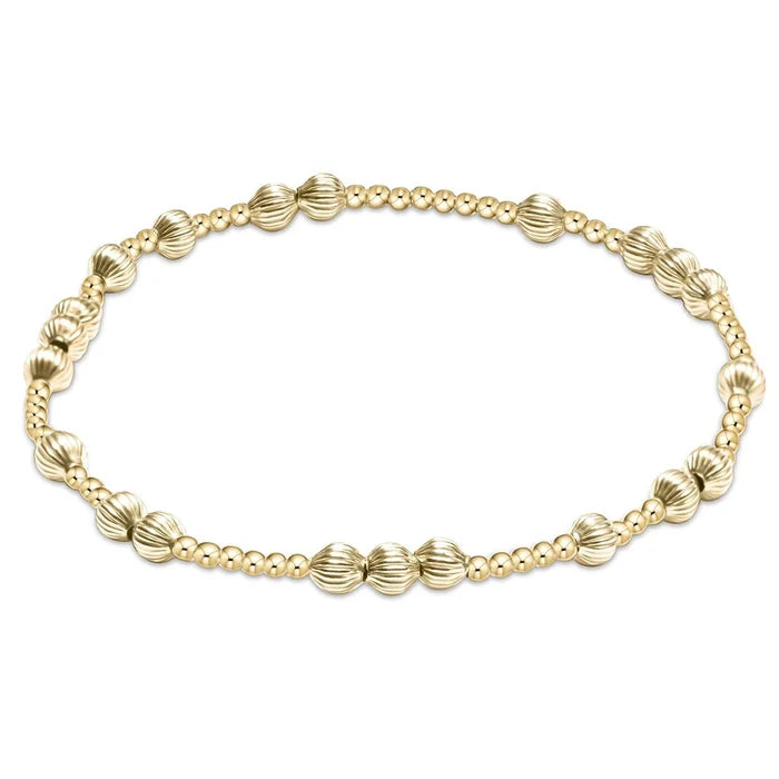 Hope Unwritten Dignity 5mm Bead Bracelet - Gold
