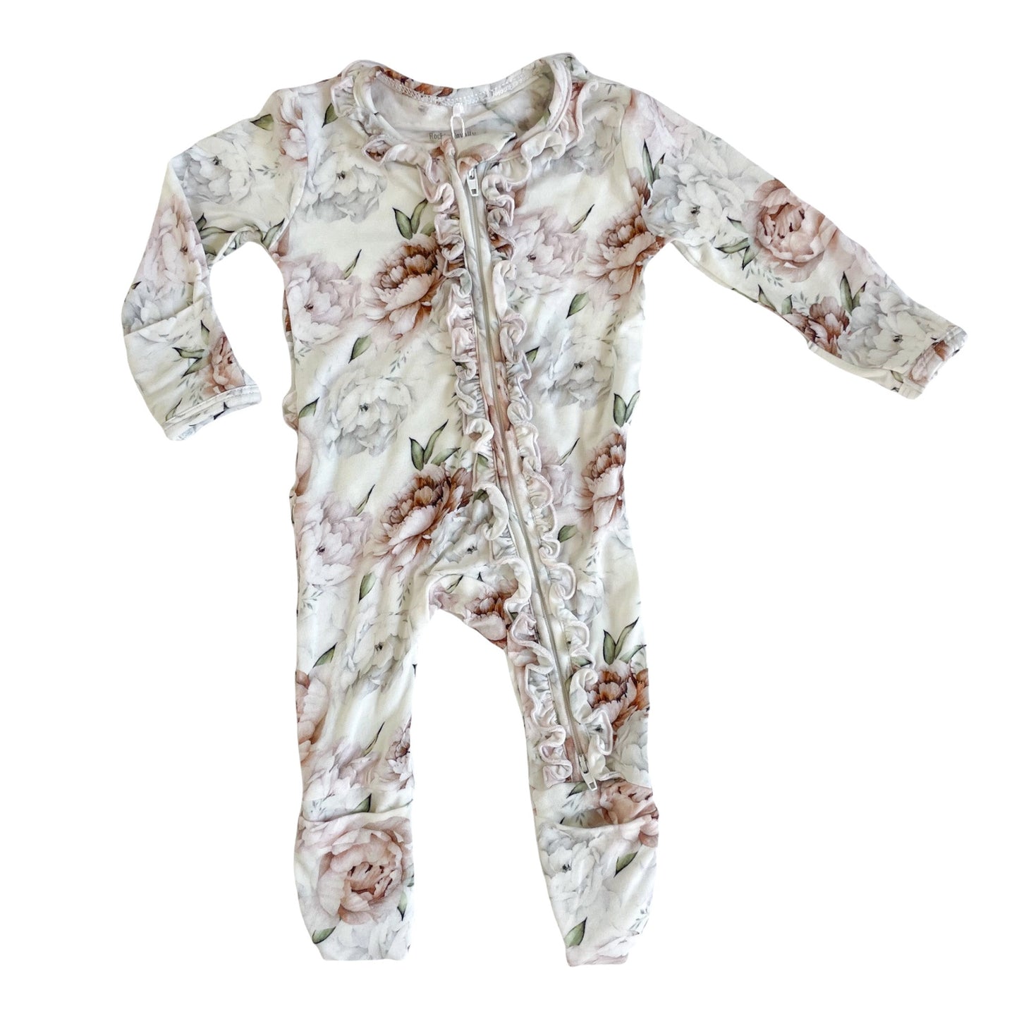 Floral Dreams | Convertible Two Way Zip Footie