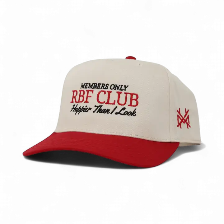RBF Club Trucker Hat - Retro Red/Natural
