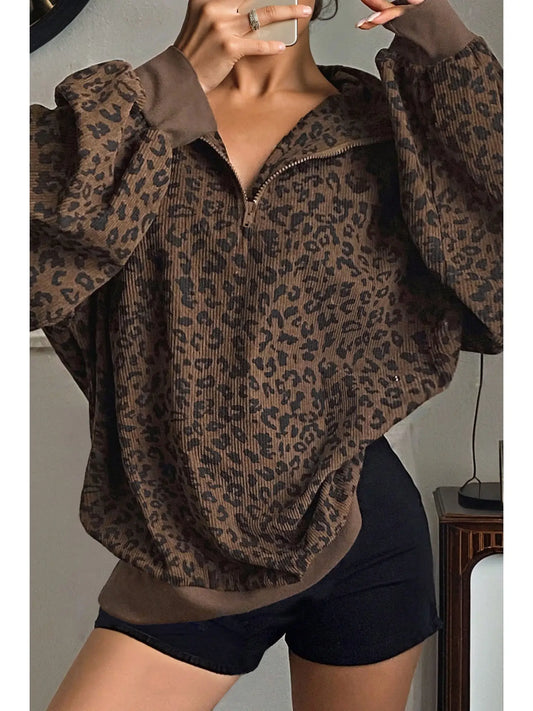 Wild Side Weekend Pullover - Brown