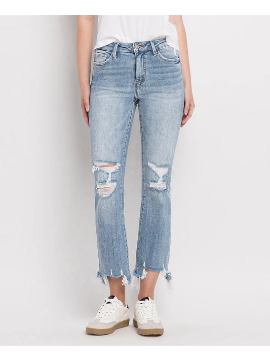 Carson High Rise Crop Flare