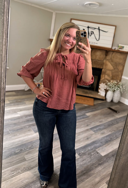 Sunset Love Top - Terracotta