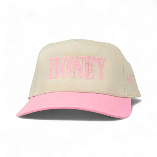 Honey Trucker Hat - Retro Pink/Natural