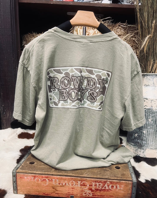 Rowdy Boy Logo Youth Tee