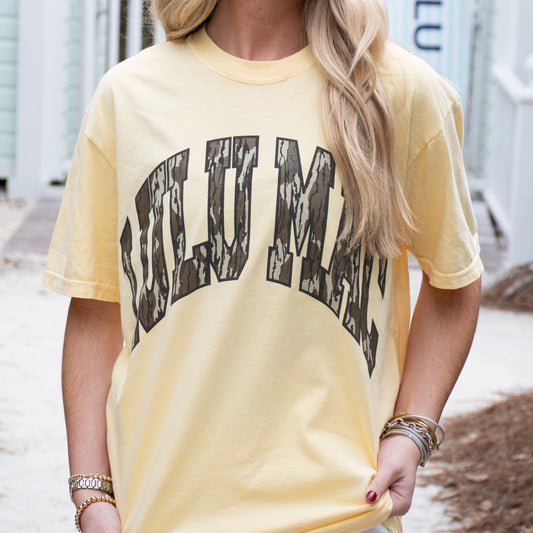 Lulu Mac Mossy Oak Tee - Butter