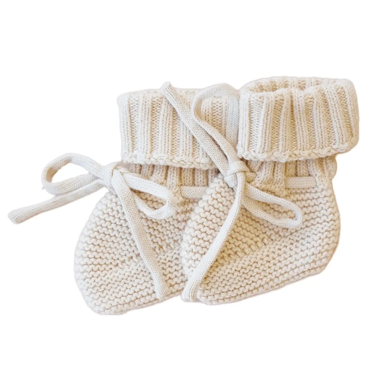 Knit Baby Booties
