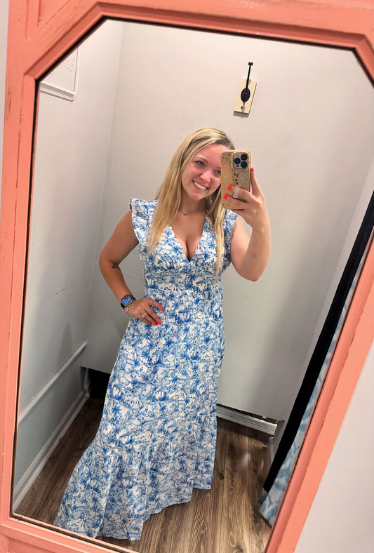 Blue Is Your Color Dress - French Blue