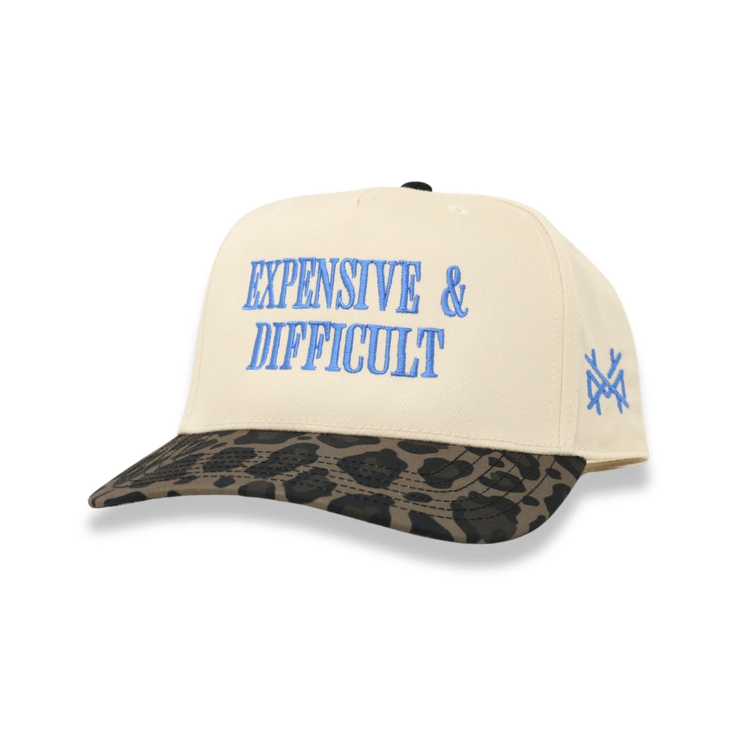 Expensive and Difficult Trucker Hat - Retro Leopard/Natural