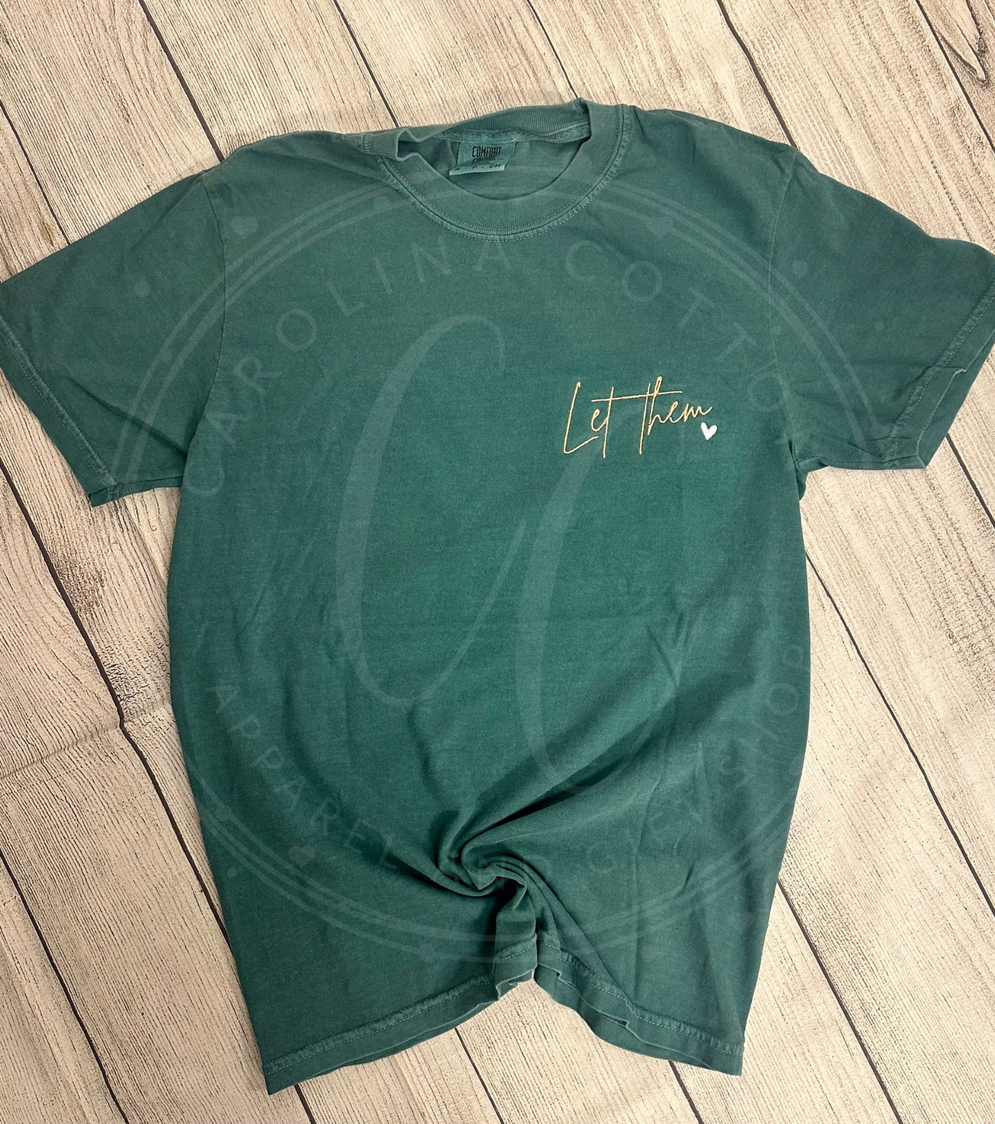 Let Them Embroidery Tee