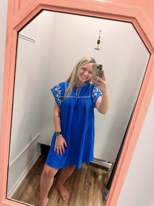 Sunday In Savannah Dress - Ocean
