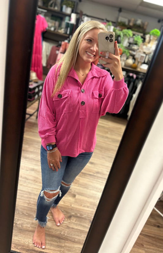 Georgia Top - Fuchsia