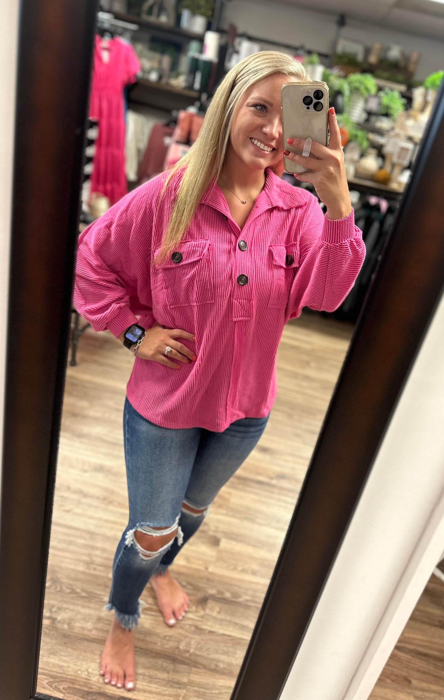 Georgia Top - Fuchsia