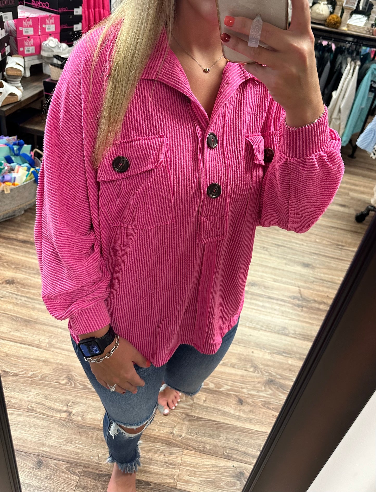 Georgia Top - Fuchsia