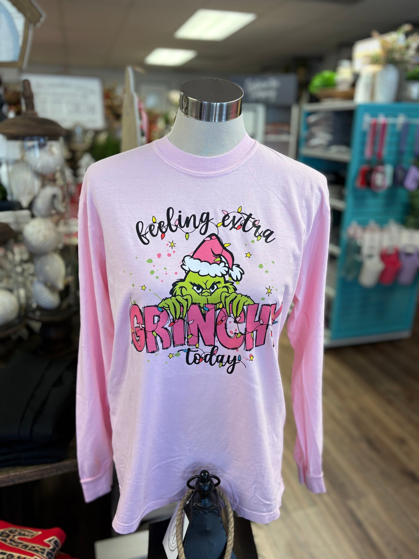 Feeling Extra Grinchy LS Tee