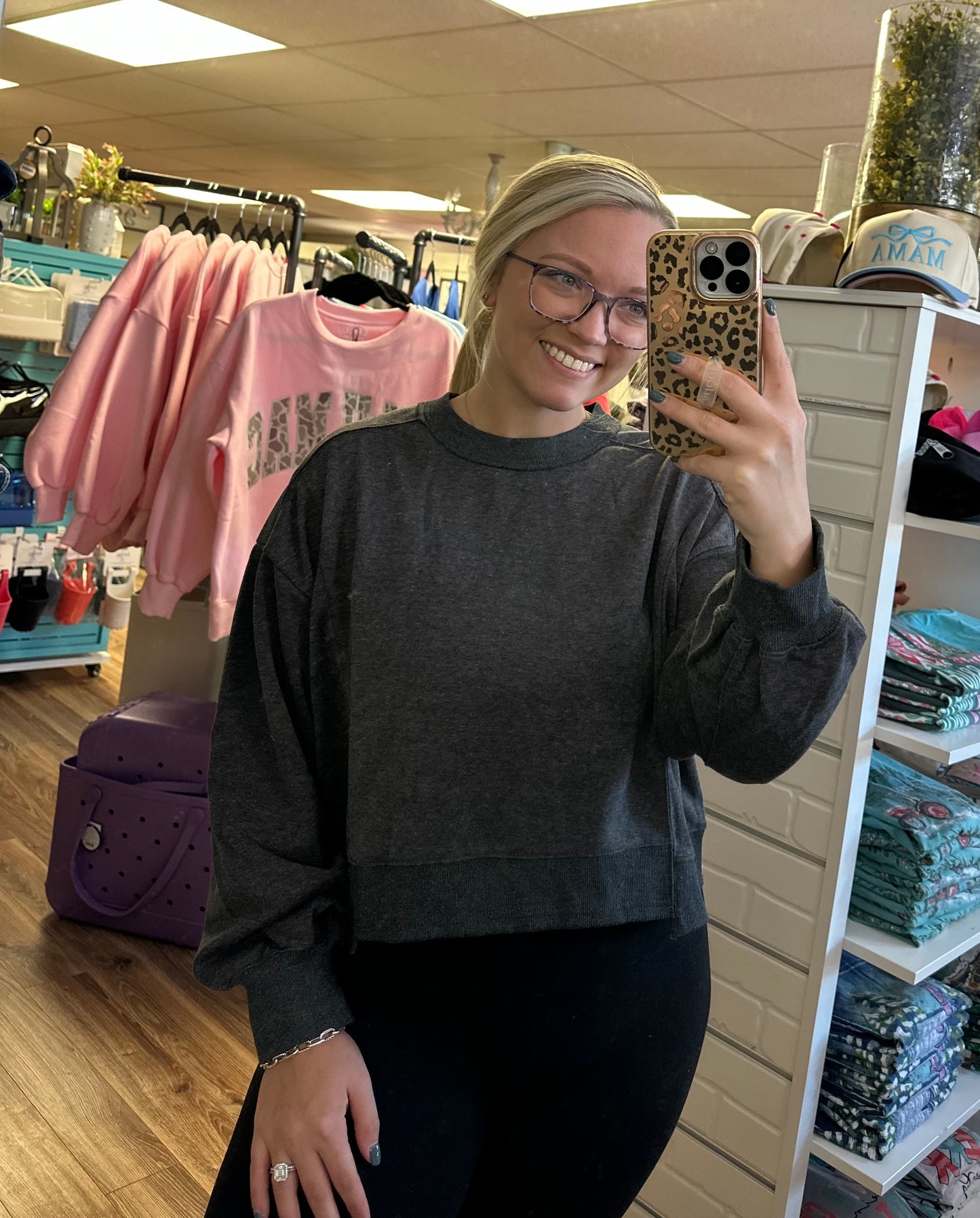 The Softline Pullover - Charcoal