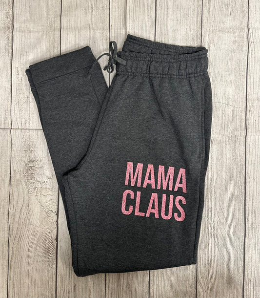 Mama Claus Pink/D. Grey Joggers