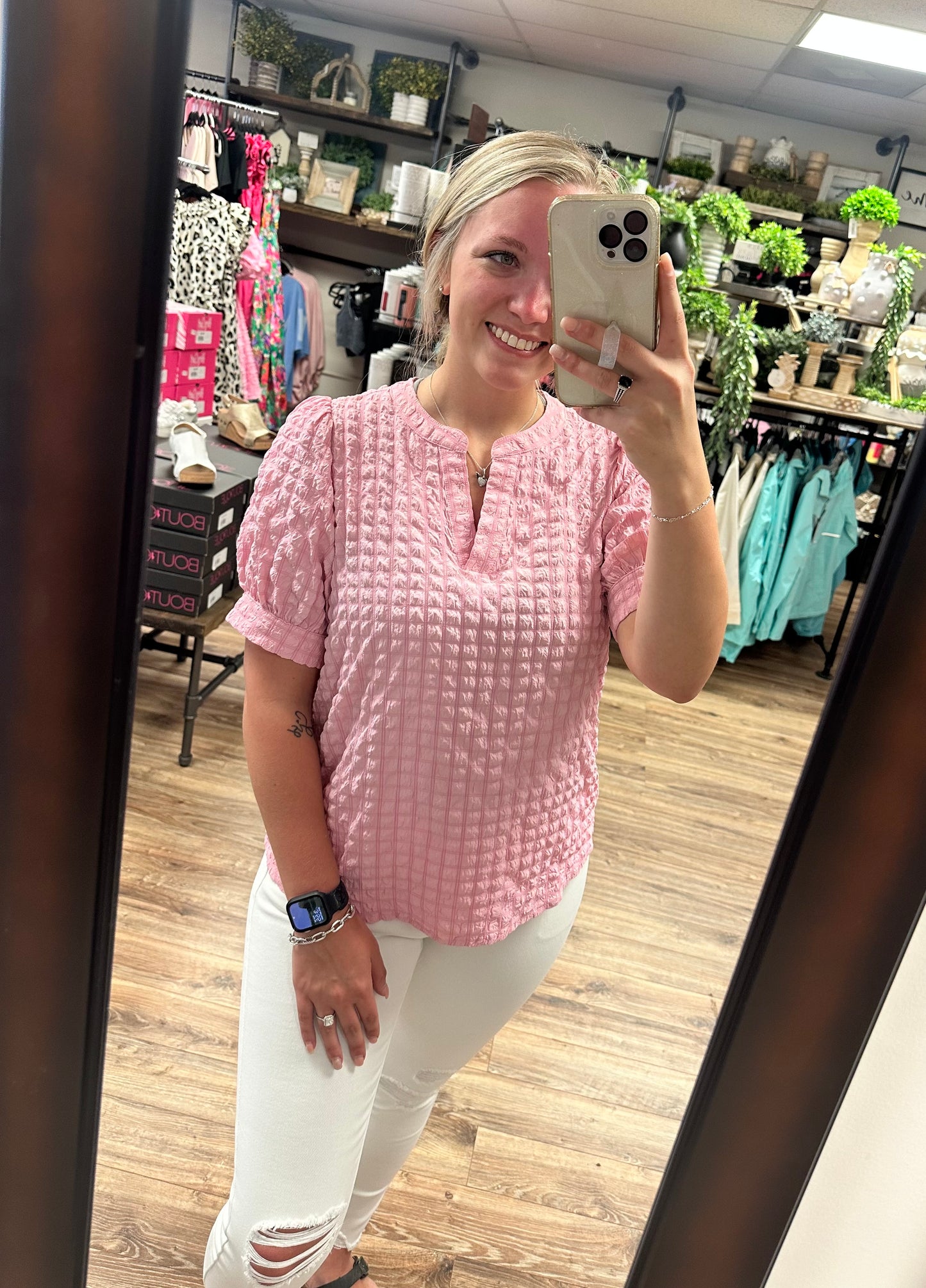 Laurel Pink Top