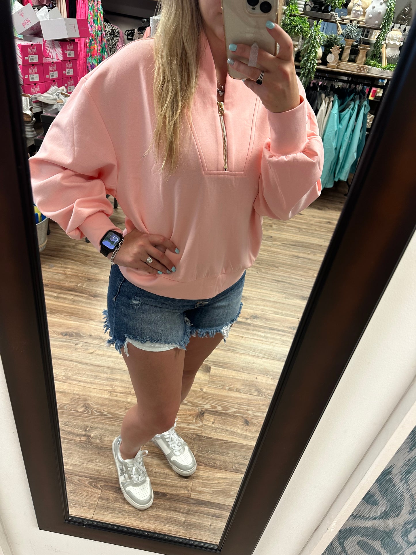 Sunny Scuba Pink Sweatshirt