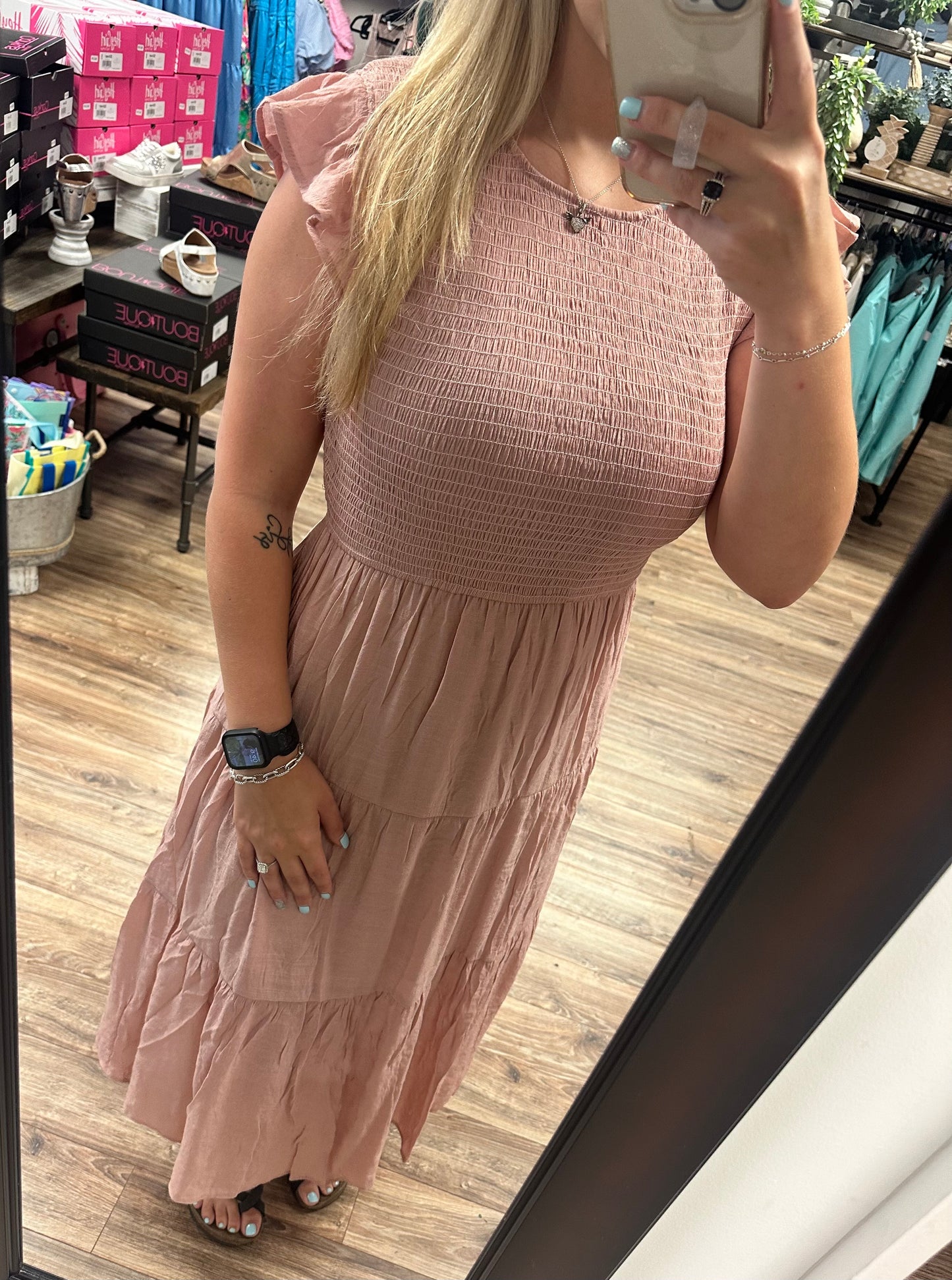 Emma Dress - Blush