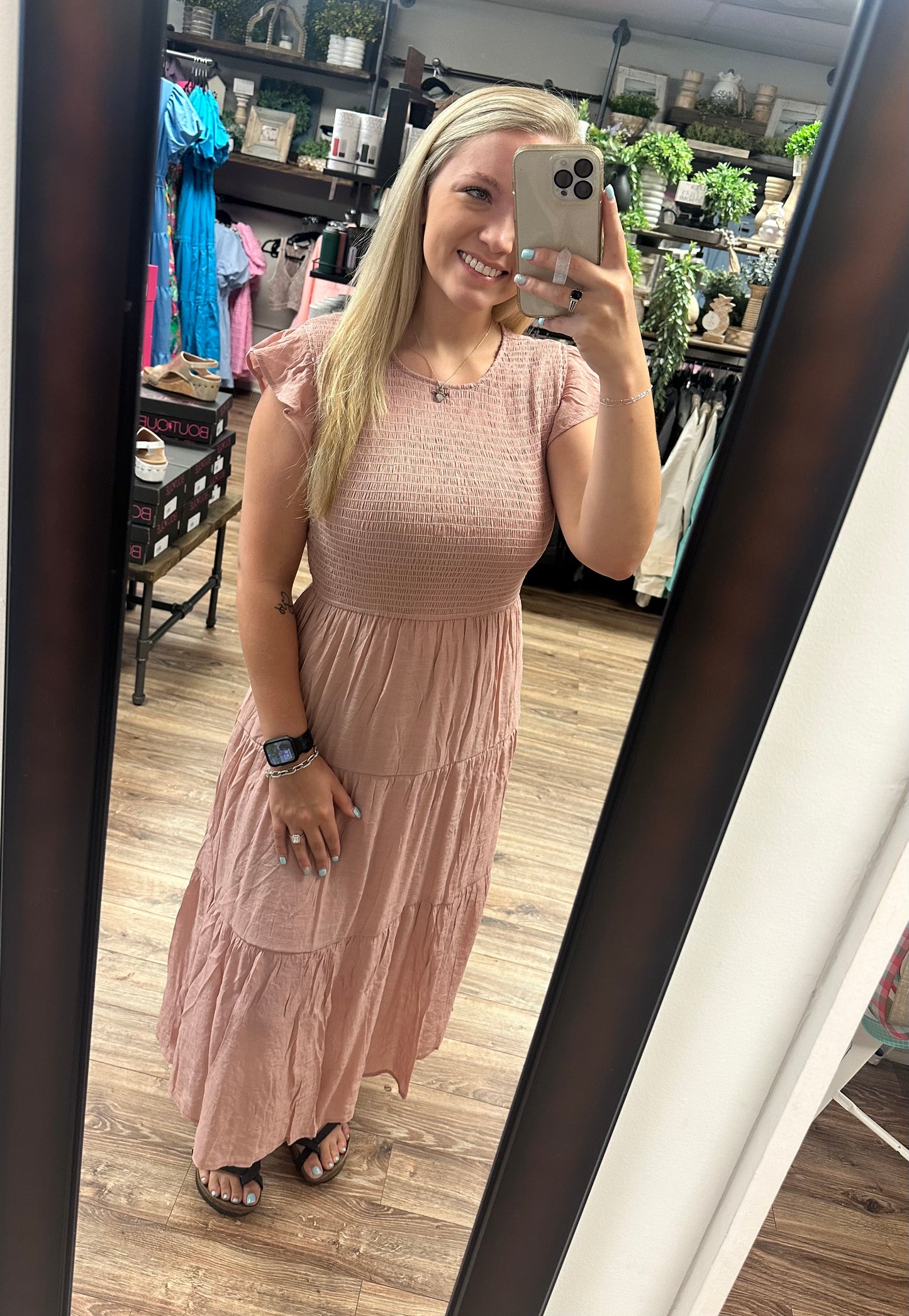 Emma Dress - Blush