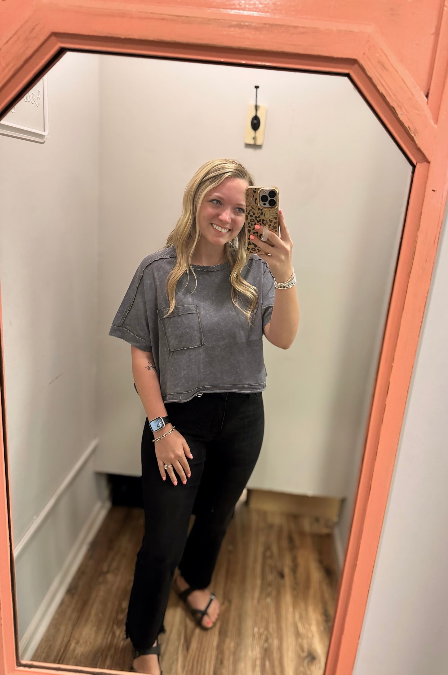 Skyline Comfy Knit Top - Black